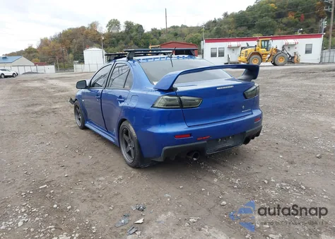 2012 Mitsubishi Lancer Evolution Gsr из США, поврежденный, VIN JA32W8FV6CU028552